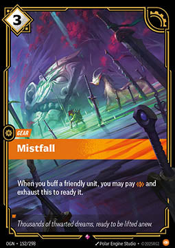 Mistfall OGN-152 Rare Boosterfrisch Englisch Foil