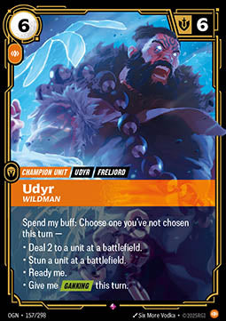 Udyr, Wildman OGN-157 Rare Excellent Englisch Foil