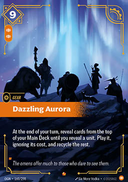 Dazzling Aurora OGN-160 Epic Near Mint Englisch Foil
