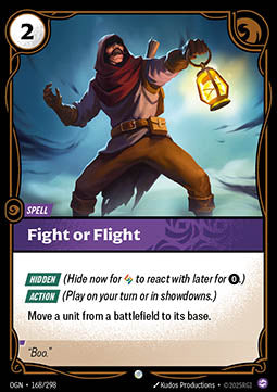Fight or Flight OGN-168 Common Near Mint Englisch Foil