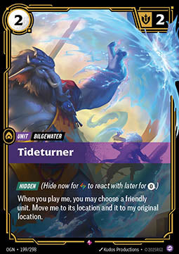 Tideturner OGN-199 Rare Near Mint Englisch Foil