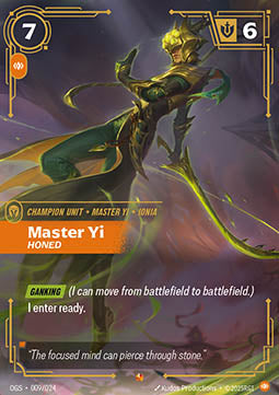 Master Yi, Honed OGS-009 Epic Good Englisch