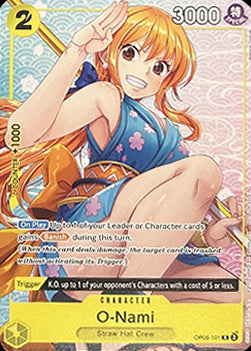 O-Nami (OP06-101) (V.3) UP Rare Near Mint Englisch