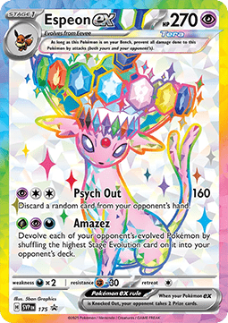 Espeon ex SVP-175 Promo Near Mint Englisch