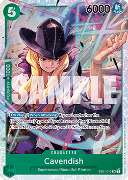 Cavendish (EB01-012) PRB02 Super Rare Near Mint Englisch