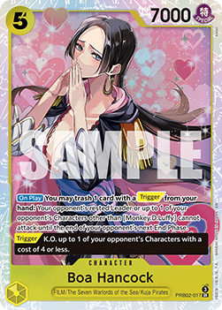 Boa Hancock (PRB02-017) (V.1) PRB02 Super Rare Excellent Englisch