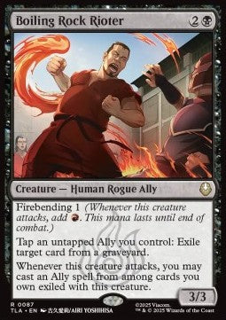 Boiling Rock Rioter TLA-87 Rare Excellent Englisch Foil