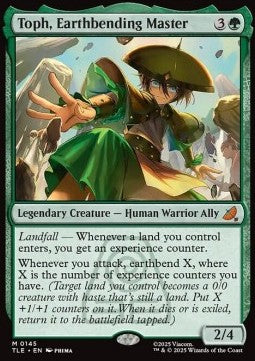 Toph, Earthbending Master TLE-145 Mythic Near Mint Englisch