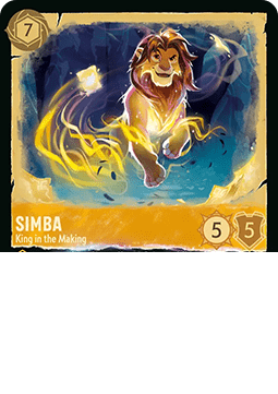 Simba - Auf dem Weg zum König 10WHI-020 Super Rare Near Mint Deutsch Foil