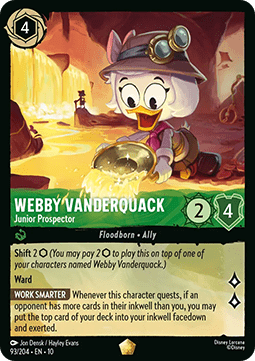 Nicky Vanderquack - Junior-Schürferin 10WHI-093 Legendary Near Mint Deutsch Foil