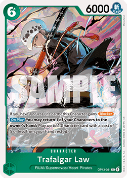Trafalgar Law (OP13-031) OP13 Rare Near Mint Englisch