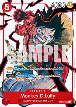Monkey.D.Luffy (ST01-012) UP Super Rare Excellent Englisch