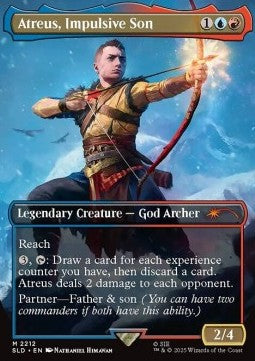 Atreus, Impulsive Son SLDPS-2212 Mythic Excellent Englisch Foil