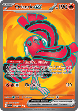 Oricorio ex PFL-110 Ultra Rare Near Mint Englisch