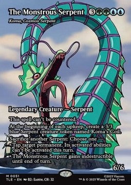 Koma, Cosmos Serpent TLE-51 Mythic Near Mint Englisch