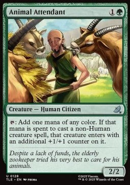 Animal Attendant TLE-128 Uncommon Excellent Englisch Foil