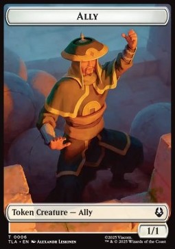 Ally Token (W 1/1) // Bear Token (G 4/4) TTLA-T 6/12 Token Near Mint Englisch Foil