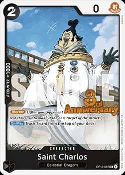 Saint Charlos (OP13-087) OP13P Uncommon Near Mint Englisch