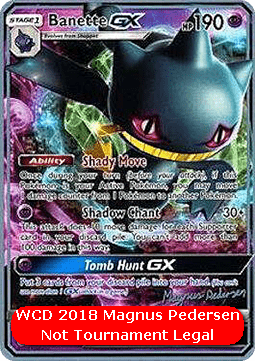 Banette GX WCD18-CES 066 World Championship Deck Excellent Englisch