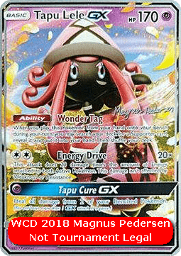 Tapu Lele GX WCD18-GRI 060 World Championship Deck Light Played Englisch