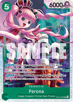 Perona (OP14-033) (V.1) OP14 Super Rare Near Mint Englisch