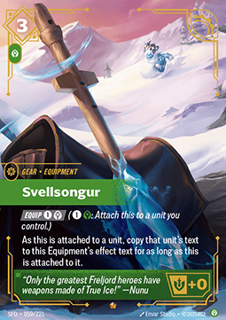 Svellsongur SFD-059 Epic Near Mint Chinesisch (vereinfacht) Foil