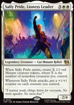 Sally Pride, Lioness Leader TMT-24 Rare Near Mint Englisch Foil