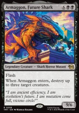 Armaggon, Future Shark TMT-58 Rare Near Mint Englisch