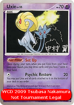 Uxie Lv.55 WCD09-LA 043 World Championship Deck Light Played Englisch