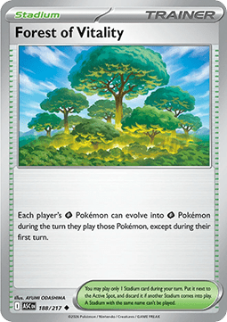Forest of Vitality ASC-188 Uncommon Good Englisch Reverse Holo