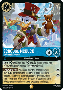 Dagobert Duck - Reformierter Ebenezer 11WSP-152 Legendary NM Deutsch
