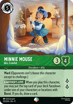 Minnie Maus - Frau Cratchit 11WSP-213 Epic Near Mint Deutsch Foil