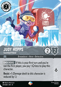 Judy Hopps - Schneeball-Patrouille 11WSP-221 Epic Near Mint Deutsch Foil