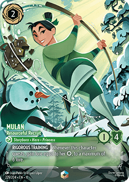 Mulan - Raffinierte Rekrutin 11WSP-229 Enchanted Near Mint Deutsch Foil