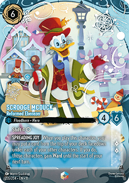 Dagobert Duck - Reformierter Ebenezer 11WSP-235 Enchanted Near Mint Deutsch Foil