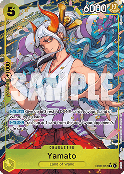 Yamato (EB03-057) (V.2) EB03 Alternate Art Near Mint Englisch