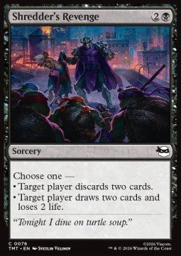 Shredder's Revenge TMT-76 Common Near Mint Englisch Foil