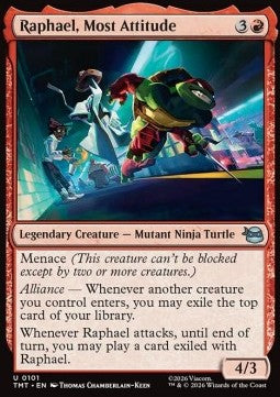 Raphael, Most Attitude TMT-101 Uncommon Near Mint Englisch Foil