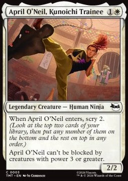 April O'Neil, Kunoichi Trainee TMT-3 Common Near Mint Englisch Foil