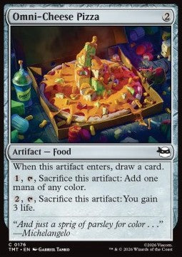 Omni-Cheese Pizza TMT-176 Common Near Mint Englisch Foil