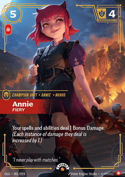 Annie, Fiery OGNX-001 Epic Near Mint Englisch Foil