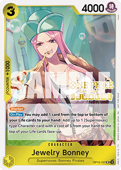 Jewelry Bonney (OP10-107) (V.1) UP Uncommon Near Mint Englisch
