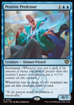 Versonnener Professor SOS-63 Rare Excellent Deutsch