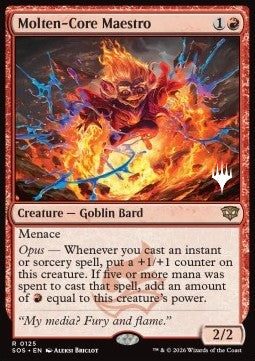 Molten-Core Maestro PSOS-125 Rare Excellent Englisch Foil