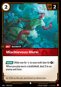 Mischievous Marai UNL-003 Common NM Englisch Foil
