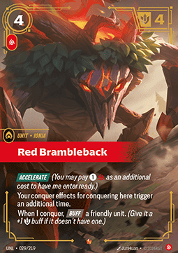 Red Brambleback (V.1) UNL-029 Epic Good Englisch Foil
