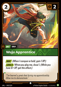 Wuju Apprentice UNL-040 Common NM Englisch Foil