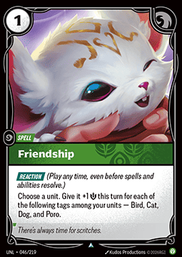 Friendship UNL-046 Uncommon NM Englisch