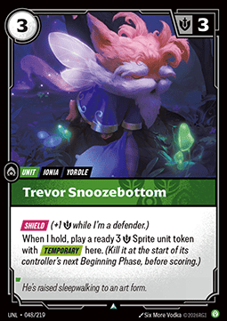 Trevor Snoozebottom UNL-048 Uncommon NM Englisch