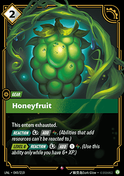 Honeyfruit UNL-049 Rare Near Mint Englisch Foil